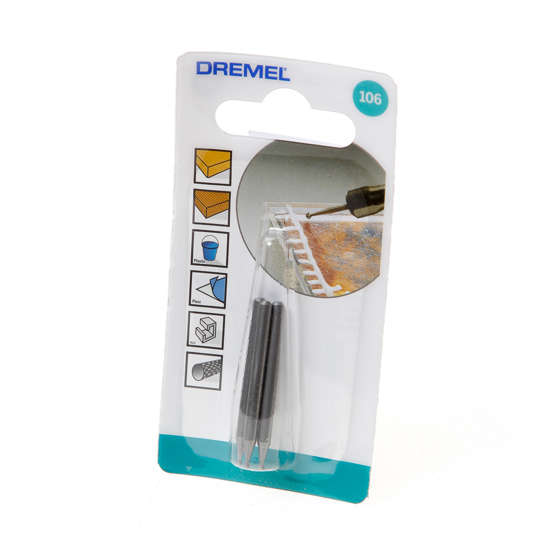 Afbeeldingen van Dremel Graveerfrees 1.6mm 106 blister van 3 frezen