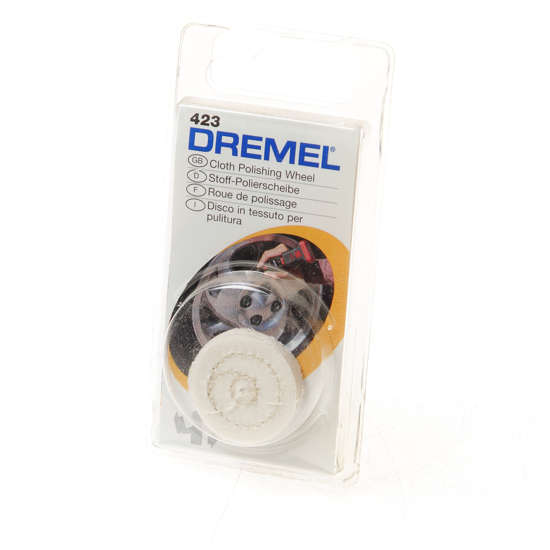 Afbeeldingen van Dremel Polijstwiel 25mm 423