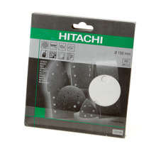 Afbeeldingen van Hikoki Schuurschijf diameter 150 k400 velcro wit (10 st)
