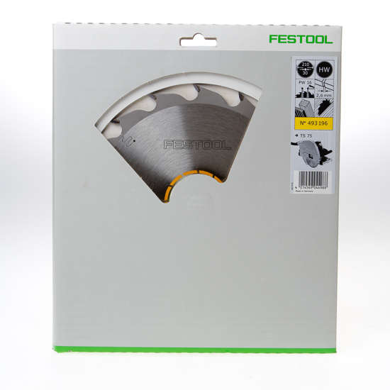 Afbeeldingen van Festool Cirkelzaagblad 16 tanden PW diameter 210 x 2.6 x 30mm