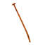 Afbeeldingen van Betonschopsteel half gebogen 110cm