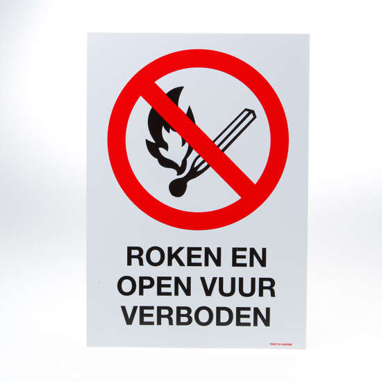 Afbeeldingen van Bord Roken en open vuur verboden