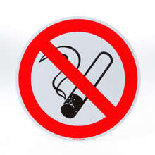 Afbeeldingen van Roken verboden 200mm PVC