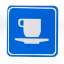 Afbeeldingen van Bord Koffie 210 x 210mm Vinyl 428
