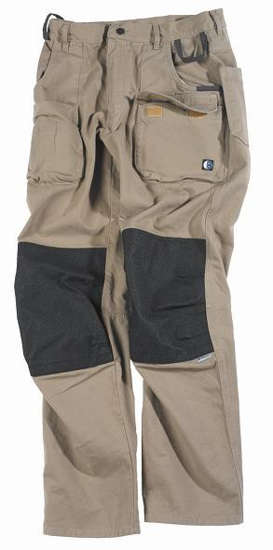 Afbeeldingen van Beckum Werkbroek khaki kevlar EBT03 taille 50 W34 L36