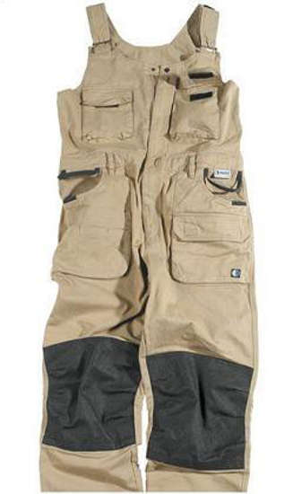 Afbeeldingen van Beckum Bodybroek khaki kevlar EBBT04 maat XL taille 54 W38