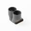 Afbeeldingen van Buiktuit inbouwdoos dubbel diameter 2 x 16mm