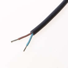 Afbeeldingen van Rubber kabel edrateen hittebestendig 2 x 1mm²