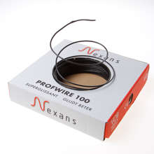 Afbeeldingen van Nexans Profwire kabel installatiedraad zwart 1.5mm²