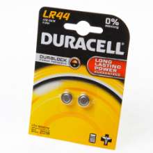 Afbeeldingen van Duracell Knoopcelbatterij lr44 LBL2 blister van 2 batterijen