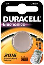 Afbeeldingen van Duracell Batterij plat 3v lithium cr2016