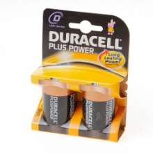 Afbeeldingen van Duracell Batterij greece staaf 1.5v lr20 D blister van 2 batterijen