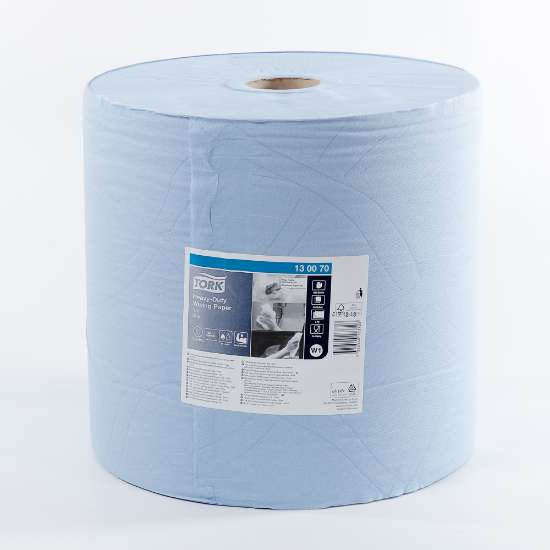 Afbeeldingen van Tork Handdoekrol blauw 3 laags 350 meter x 33cm