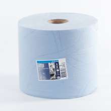 Afbeeldingen van Tork Handdoekrol blauw 2 laags wiper 340 meter x 24cm