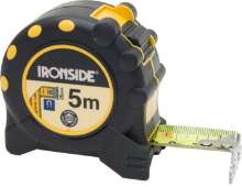 Afbeeldingen van Ironside Rolbandmaat rubber ABS magnetisch 5 meter x 25mm