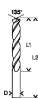 Afbeeldingen van Metaalboor HSS-G diameter 6mm