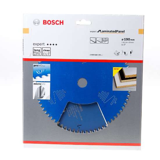 Afbeeldingen van Bosch Cirkelzaagblad 60 tanden Laminated Panel ABT 190 x 30 x 2.6mm