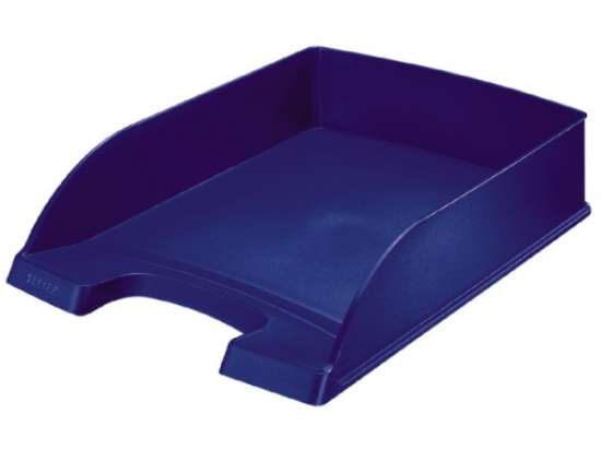 Afbeeldingen van Brievenbak leitz a4 plastic blauw