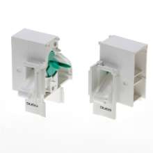 Afbeeldingen van Bedieningset Ducosmart  ventilatierooster  60 met glasgoot 38mm. Kleur wit.