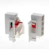 Afbeeldingen van Bedieningset DucoLine 23 met glasgoot 34mm. Kleur wit.