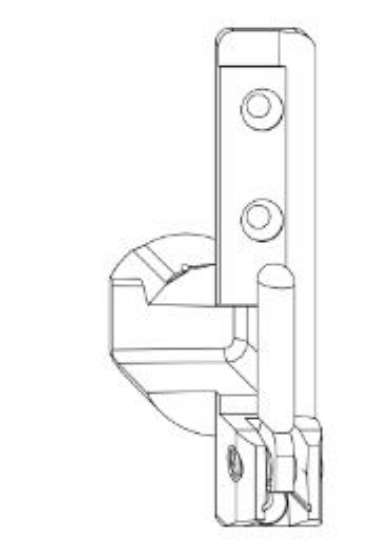 Afbeeldingen van Maco draaikiep Hoeklager to hout 15/4 v= 9 rs 130kg zilver