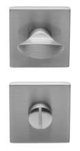 Afbeeldingen van WC garnituur Mat Nikkel 52mm vierkant
