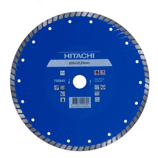 Afbeeldingen van Hitachi Diamant zaagblad type turbo 125x22.2x6mm