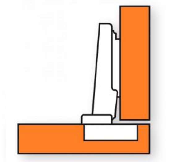 Afbeeldingen van Grass Tiomos selfclose opdek keukenkastscharnier gedempt 95° (h00)