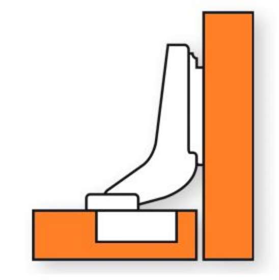 Afbeeldingen van Grass Tiomos selfclose inliggend keukenkastscharnier ongedempt 110° (h03)