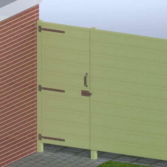 Afbeeldingen van GB Kruisheng zwaar (Barcode) geel gepassiveerd lengte 300mm 414050