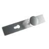 Afbeeldingen van Knopschild platmodel rechthoekig ASL aluminium F1 PC72