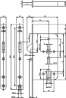 Afbeeldingen van Lips Cilinder schuifdeurslot PC72mm serie 2477 17 T24 60mm