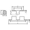 Afbeeldingen van Kogelsnapslot KSS 701B 70 x 13mm massief messing 0413.400.7013