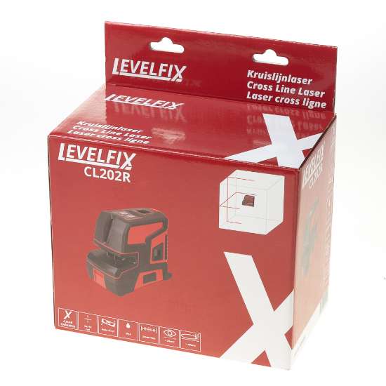 Afbeeldingen van *Levelfix kruislijnlaser cl202r rood