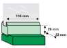 Afbeeldingen van Axa Combi raamuitzetter Axaflex Classic links wegdraaiend RVS zwart 2480-29-81/E