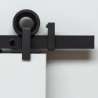 Afbeeldingen van Intersteel Schuifdeursysteem Modern Top mat zwart 200cm