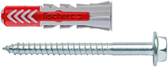 Afbeeldingen van Fischer plug Duopower 12x60mm met schroef