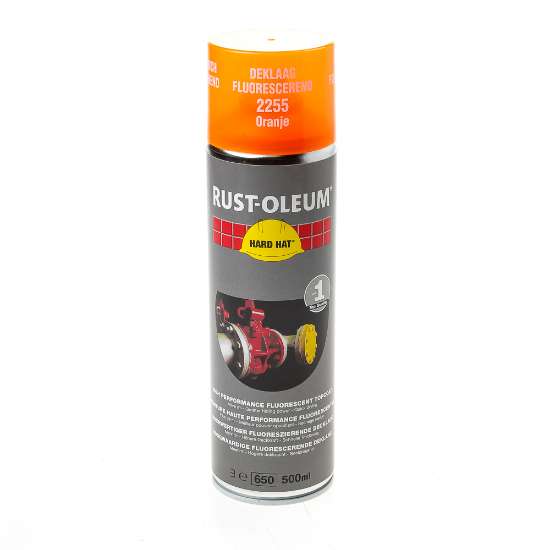 Afbeeldingen van Rust-Oleum Hard Hat fluorescerend oranje 500ml