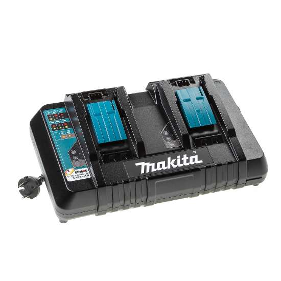 Afbeeldingen van Makita accu duo-snellader 14,4/18v DC18RD