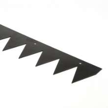 Afbeeldingen van SecuMax anti-klimstrip, vlak, van staal, kleur  zwart, lengte 1000mm, hoogte 85mm