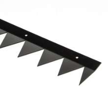Afbeeldingen van SecuMax anti-klimstrip, 15 graden, van staal, kleur  zwart, lengte 1000mm, hoogte 83,5mm