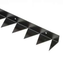 Afbeeldingen van SecuMax anti-klimstrip, 90 graden, van staal, kleur  zwart, lengte 1000mm, hoogte 60mm