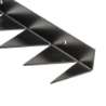 Afbeeldingen van SecuMax anti-klimstrip, 90 graden, van staal, kleur  zwart, lengte 1000mm, hoogte 60mm