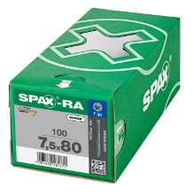 Afbeeldingen van Spax-RA Kozijnschroeven torx cilinderkop T30 7.5 x 80mm