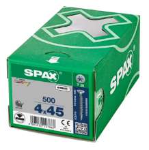 Afbeeldingen van Spax Spaanplaatschroef platverzonken kop verzinkt T-Star T20 4.0x45mm (per 500 stuks)