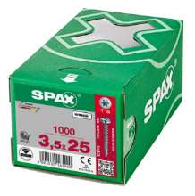 Afbeeldingen van Spax Spaanplaatschroef cilinderkop verzinkt T-Star T15 3.5x25mm (per 1000 stuks)