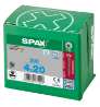 Afbeeldingen van Spax Spaanplaatschroef cilinderkop RVS T-Star T20 4.0x20mm (per 200 stuks)