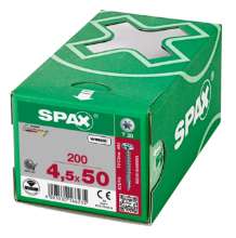 Afbeeldingen van Spax Spaanplaatschroef bolkop verzinkt T-Star T20 4.5x50mm (per 200 stuks)