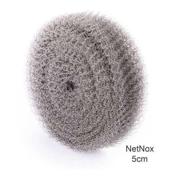 Afbeeldingen van Netnox ventilatie gaas rvs 5cm (20 mtr rol )
