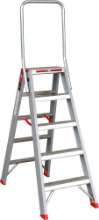 Afbeeldingen van Magazijntrap Rollo m.beugel 2x5